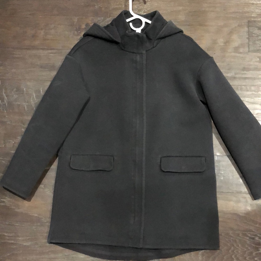 Lulu lemon water proof jacket faded black color